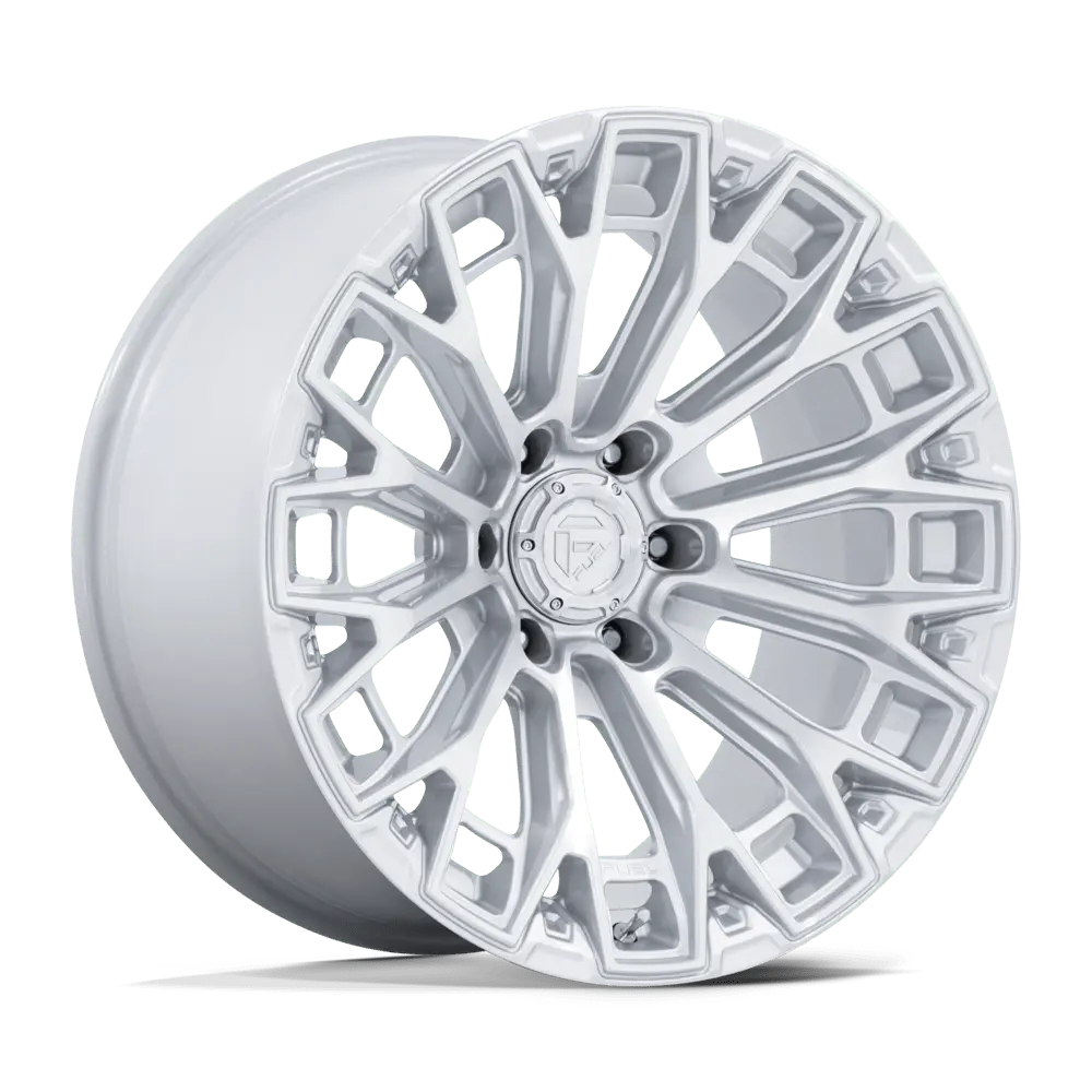 Fuel Off-Road FC882 Trax 20X9 8X165.1 ET 1mm Gloss Silver with Machined Face