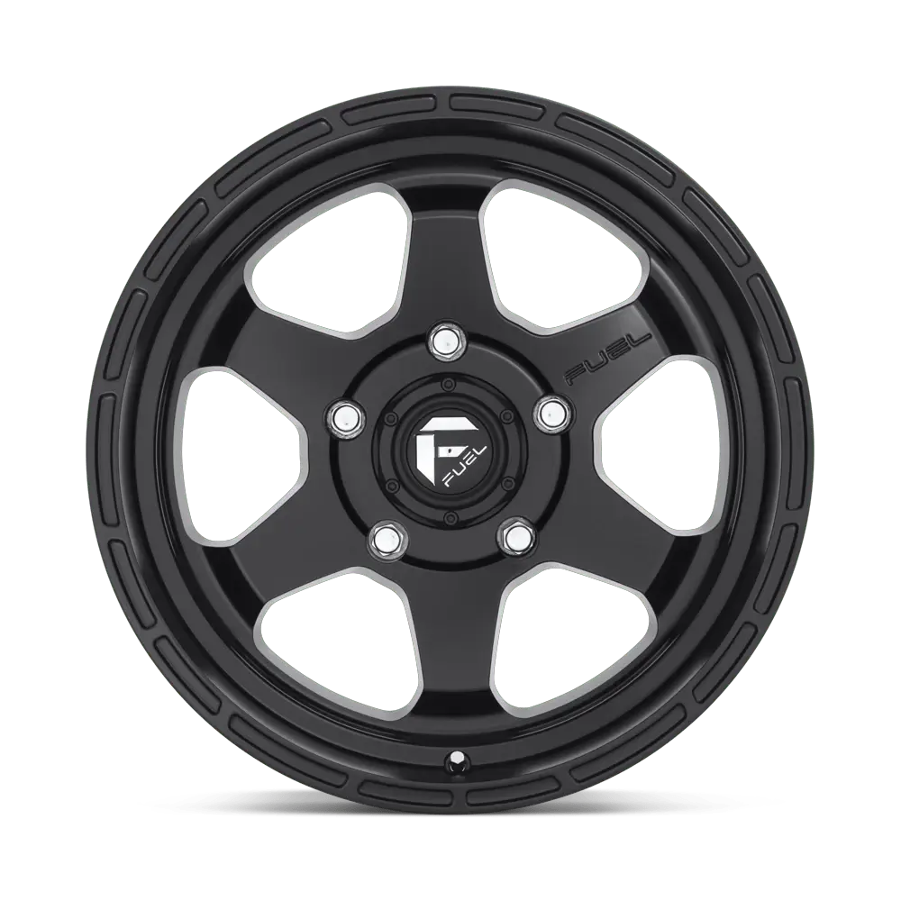 Fuel Offroad D664 Shok 18X9 5X150 -12 mm Matte Black miniature 3