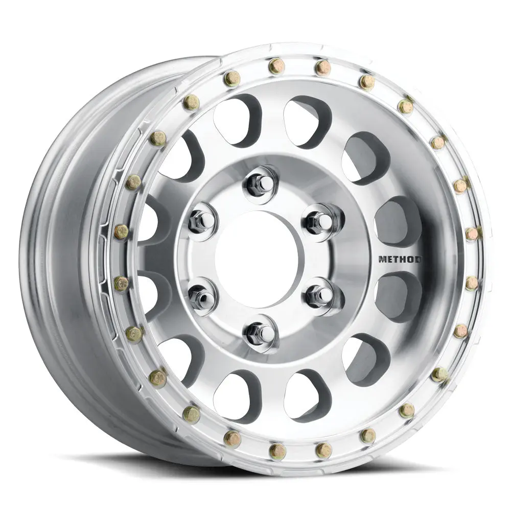 Method Race Wheels MR103 Beadlock 15X8 5X139.7 ET -24mm Machined - Raw