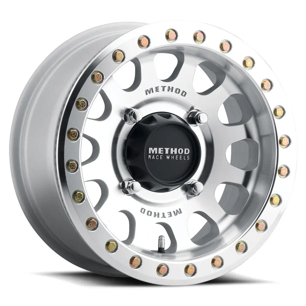 Method Race Wheels MR401 UTV Beadlock 15X7 5X114.3 ET 38mm Machined - Raw - main product image