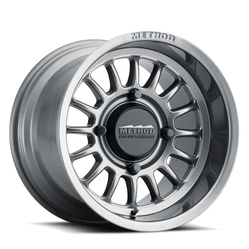 Method Race Wheels MR411 Bead Grip 15X7 5X114.3 ET 38mm Gloss Titanium - image principale du produit