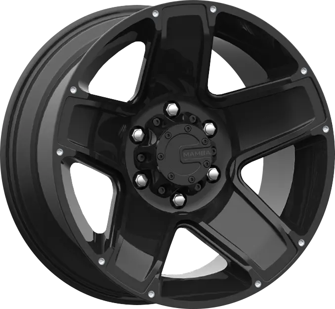 Mamba Offroad Wheels M13 16X8 5X114.3 ET 13mm Matte Black