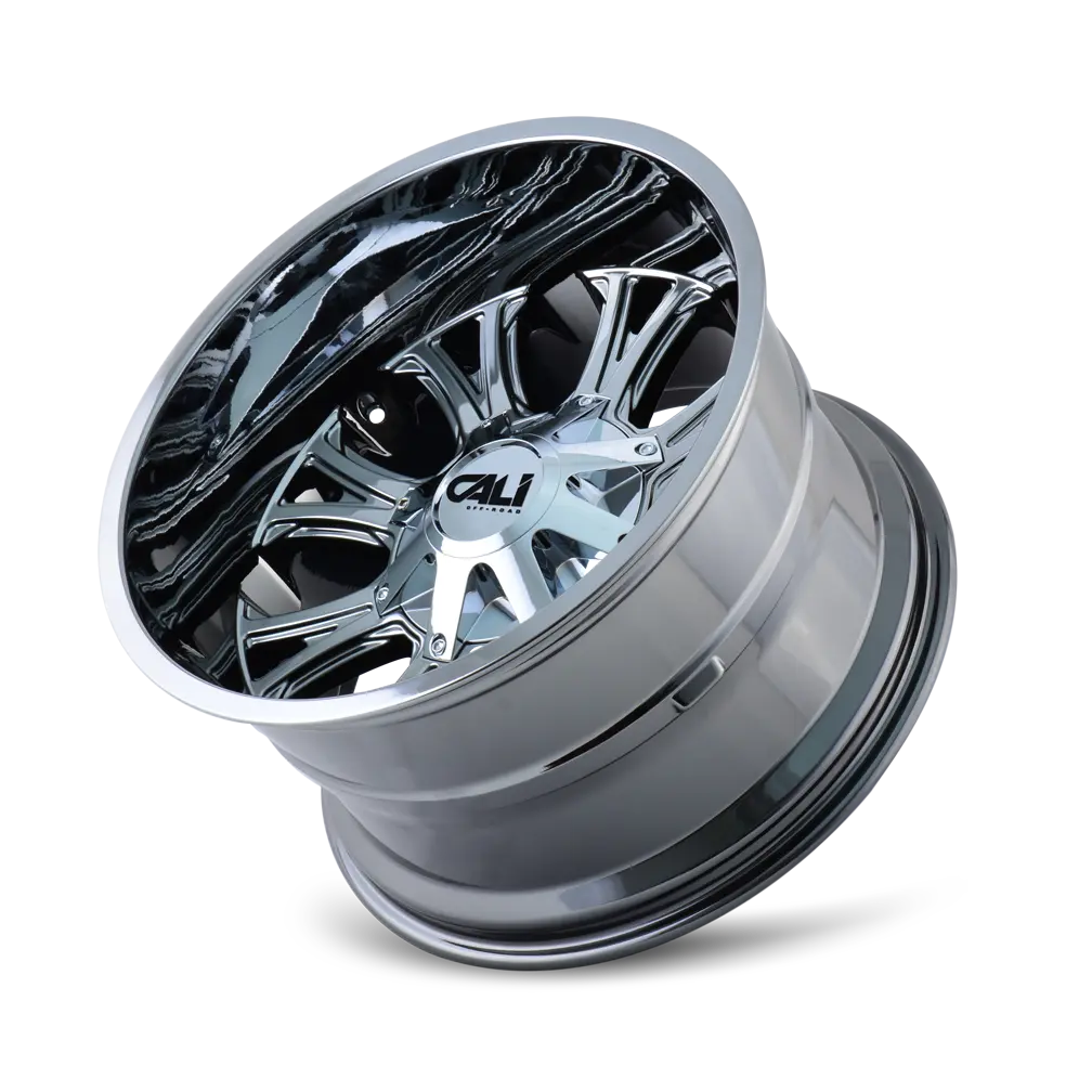 Cali Offroad Americana 22X14 6X135 / 6X139.7 ET -76mm Chrome thumbnail 3
