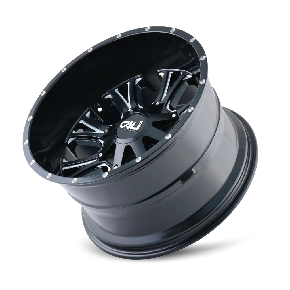 Cali Offroad Americana 22X14 8X165.1 / 8X170 ET -76mm Satin Black Milled thumbnail 3