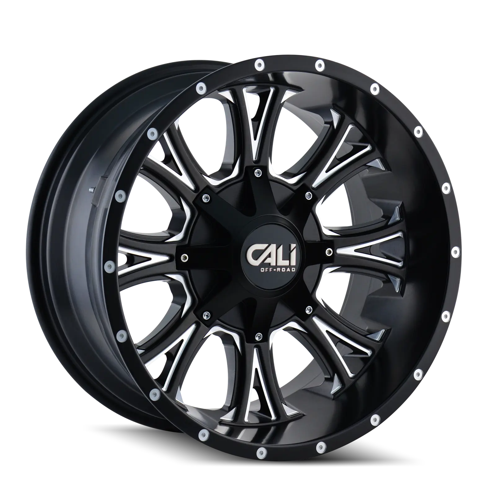 Cali Offroad Americana 20X10 6X135 / 6X139.7 ET -25mm Satin Black Milled
