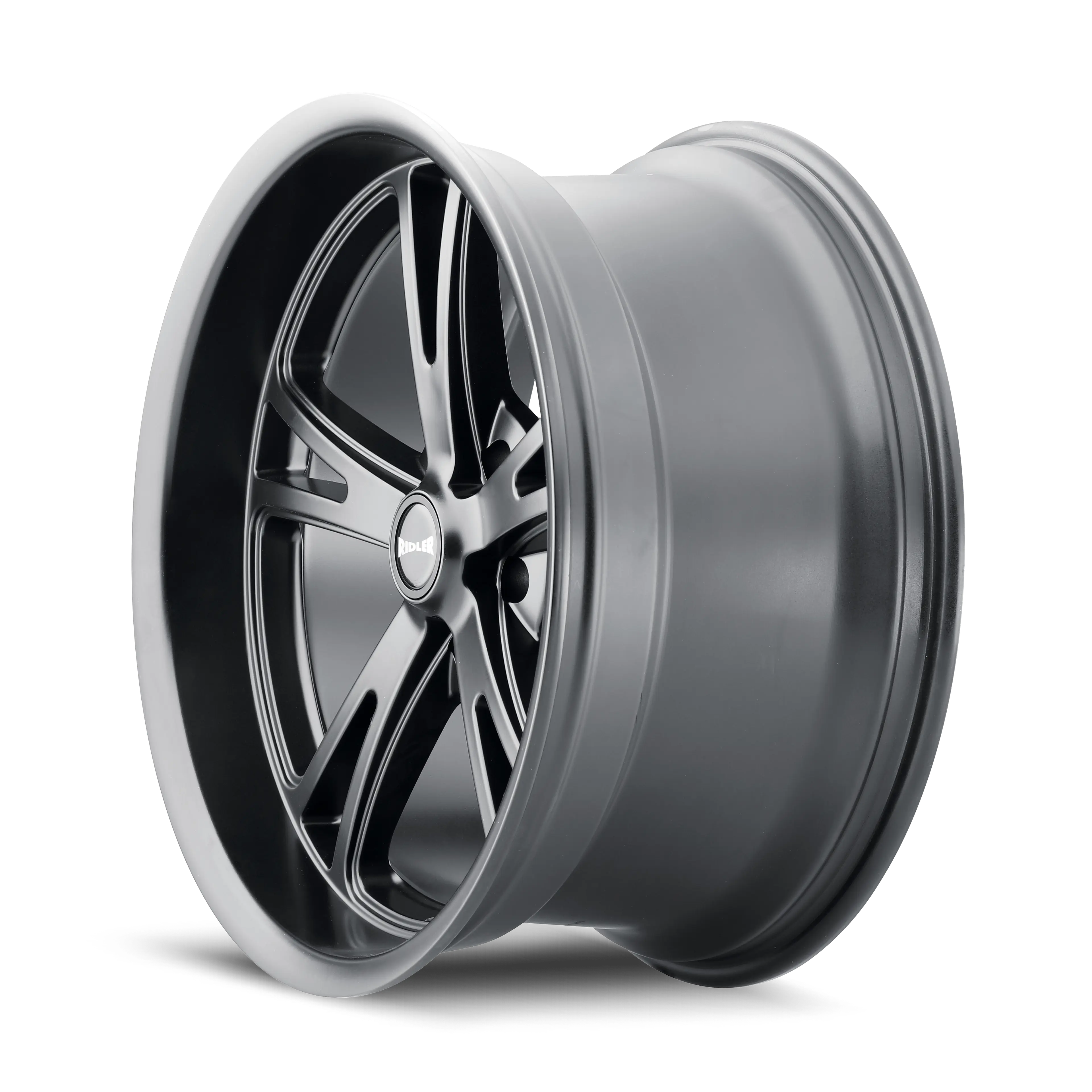 Ridler Wheels 606 20X9 5X115 ET 18mm Matte Black miniature 2
