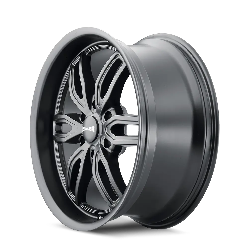 Ridler Wheels 609 20X9 6X139.7 ET 18mm Matte Black thumbnail 2