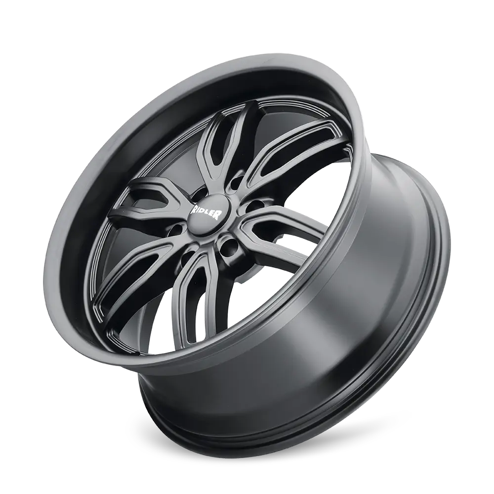Ridler Wheels 609 20X9 6X139.7 ET 18mm Matte Black thumbnail 3