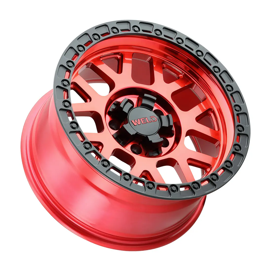 WELD Off-Road Cinch 20X10 5X120.65 / 5X130 ET 28mm Satin Bronze & Satin Black miniature 2