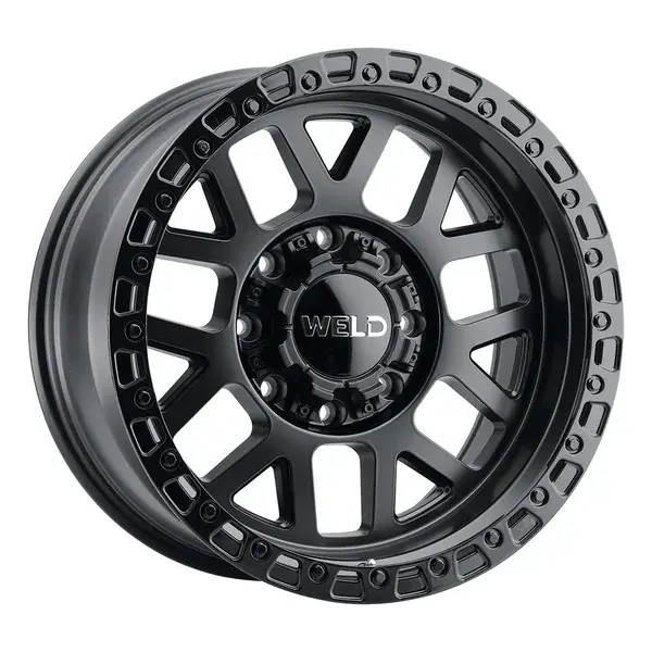 WELD Off-Road Cinch 17X9 5X114.3 / 5X127 ET -12mm Satin Black