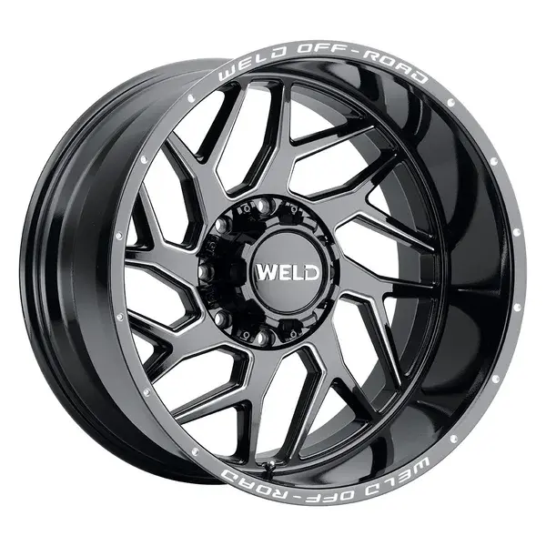 WELD Off-Road Fulcrum 20X9 5X139.7 / 5X150 ET 0mm Gloss Black Milled