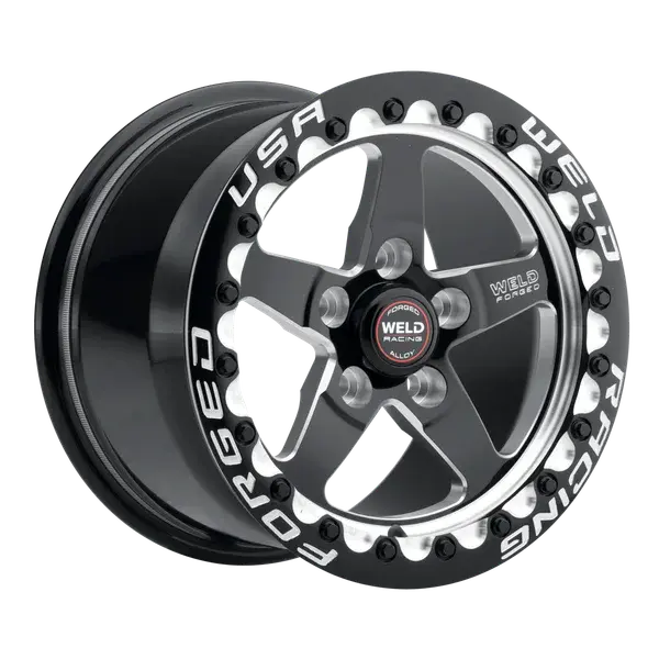 WELD Off-Road SM71 Beadlock 15X10 5X115 ET 25mm Gloss Black Milled