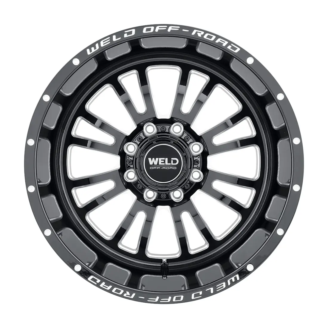 WELD Off-Road Slingblade 20X9 5X139.7 / 5X150 ET 0mm Gloss Black Milled thumbnail 2
