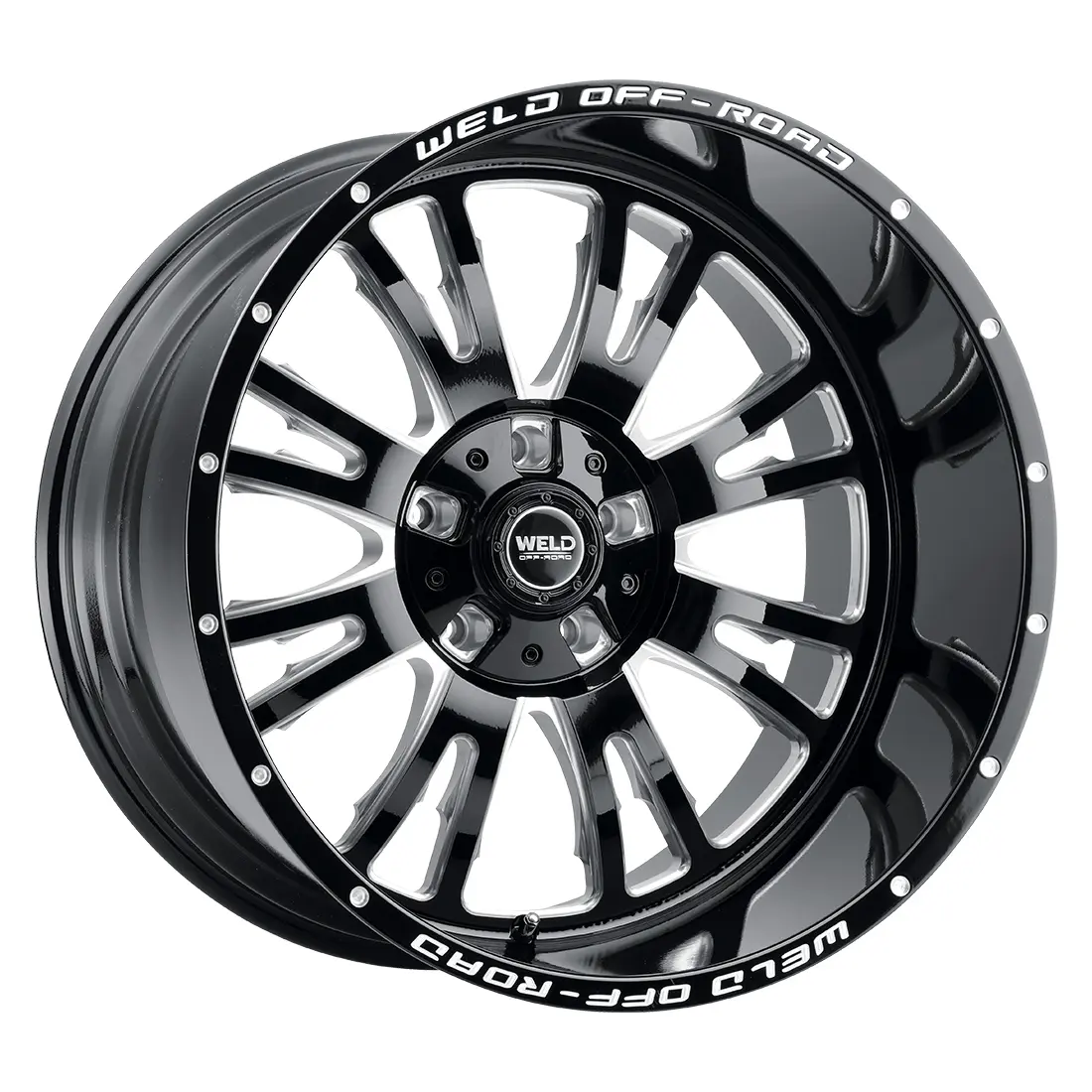 WELD Off-Road Slingblade 20X9 5X139.7 / 5X150 ET 0mm Gloss Black Milled