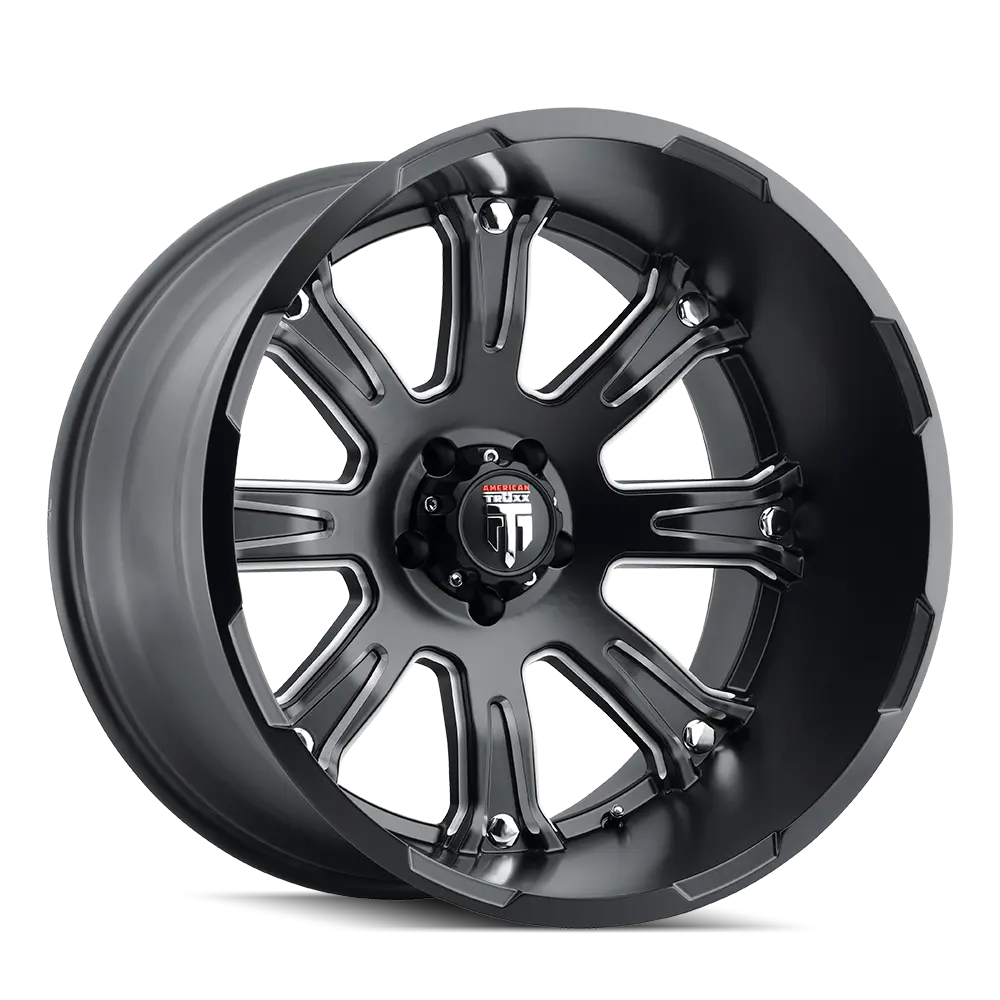 American Truxx Bomb 20X12 6X135 ET -44mm Satin Black Milled