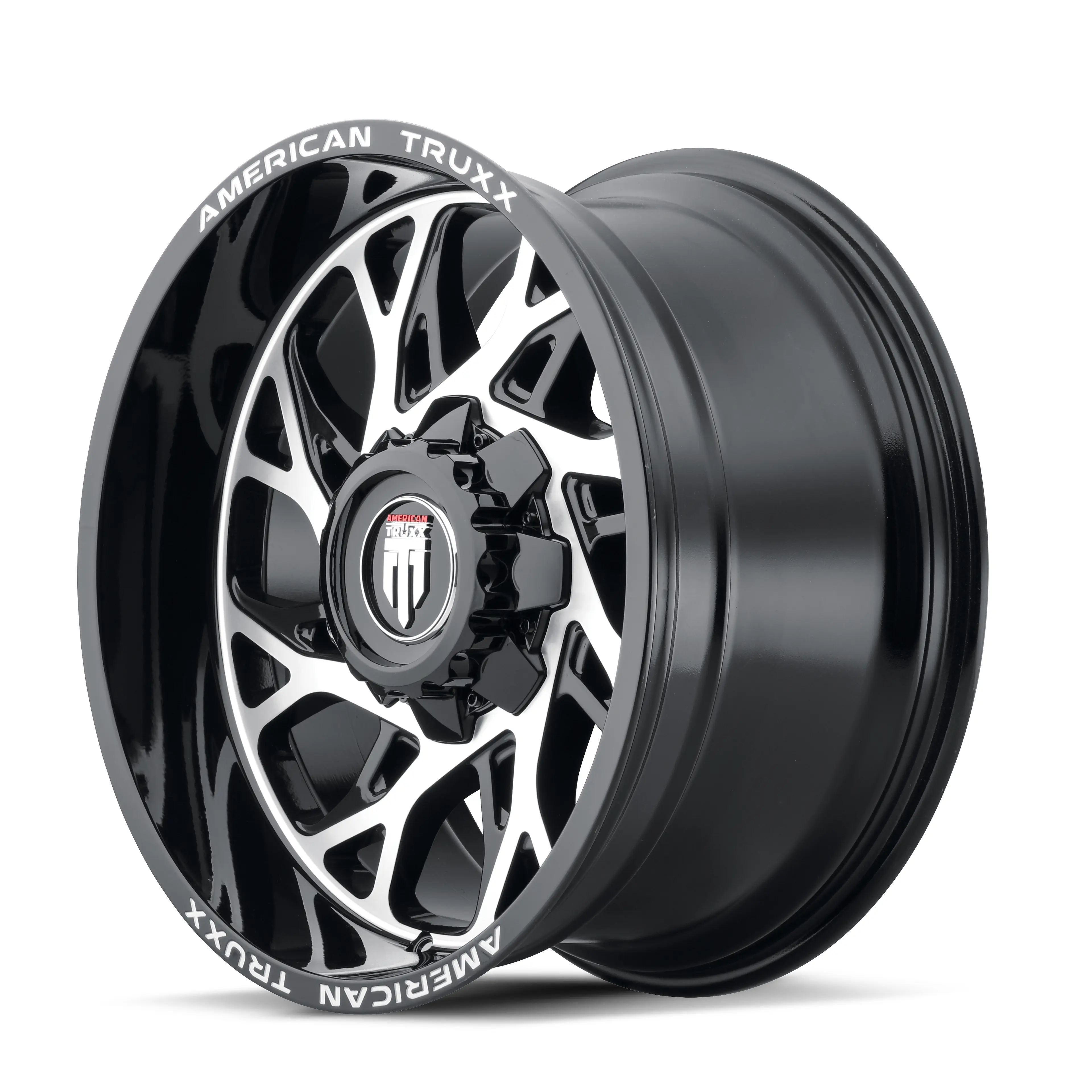 American Truxx Destiny 20X9 8X170 ET 0mm Gloss Black Milled miniature 2