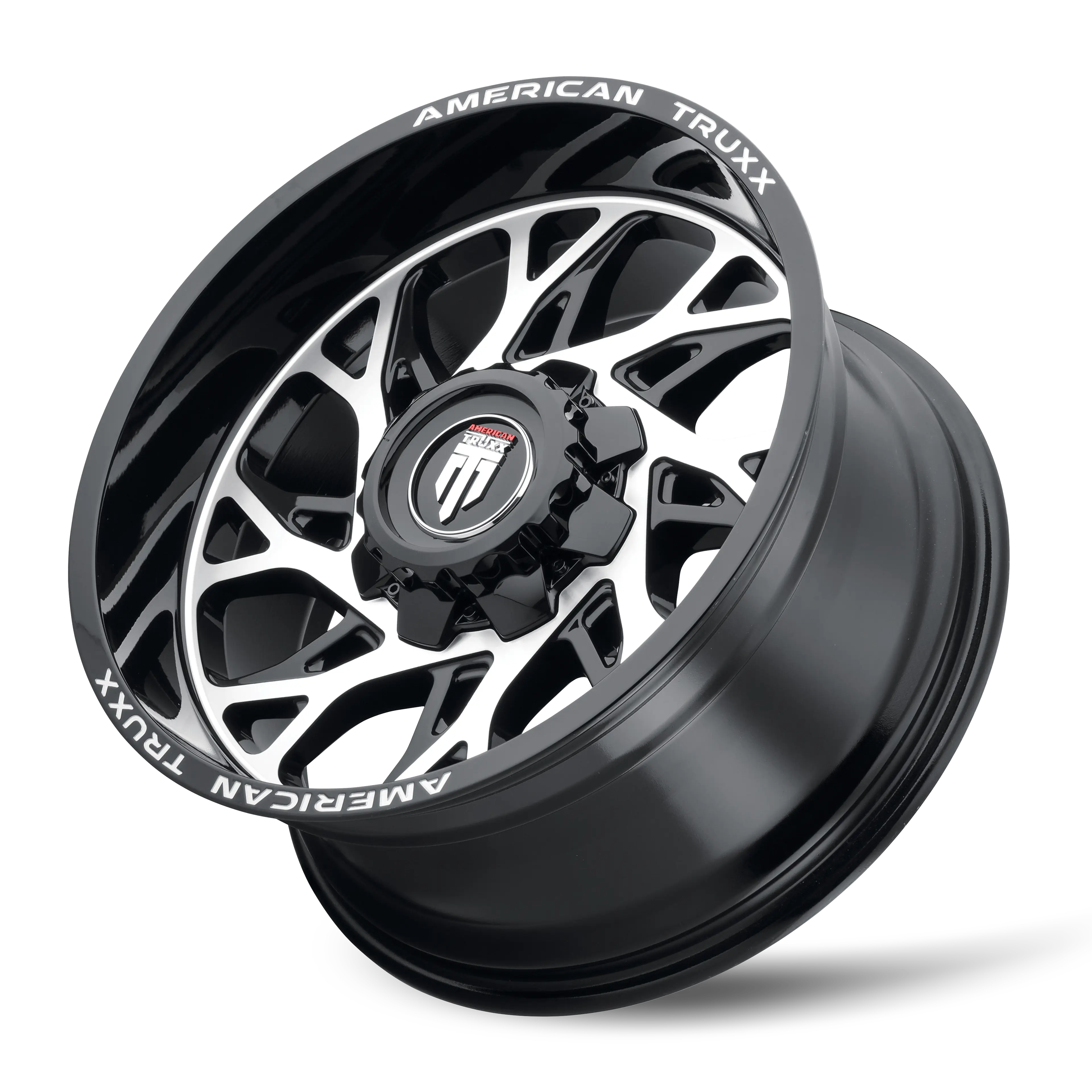 American Truxx Destiny 20X9 8X170 ET 0mm Gloss Black Milled miniature 3