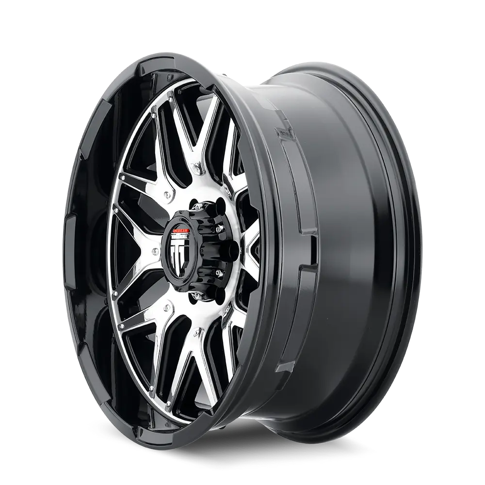 American Truxx Grind 20X9 8X180 ET 0mm Gloss Black Machined thumbnail 2