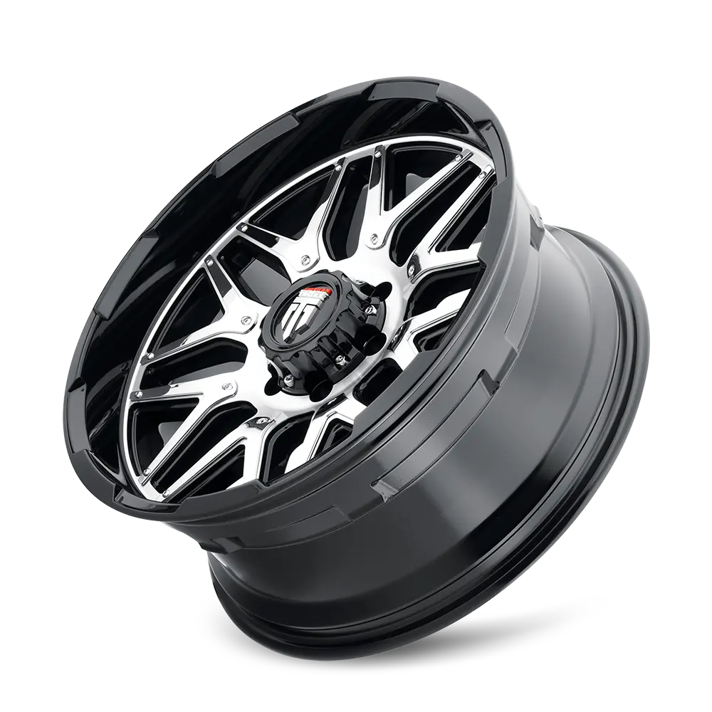 American Truxx Grind 20X9 8X180 ET 0mm Gloss Black Machined thumbnail 3