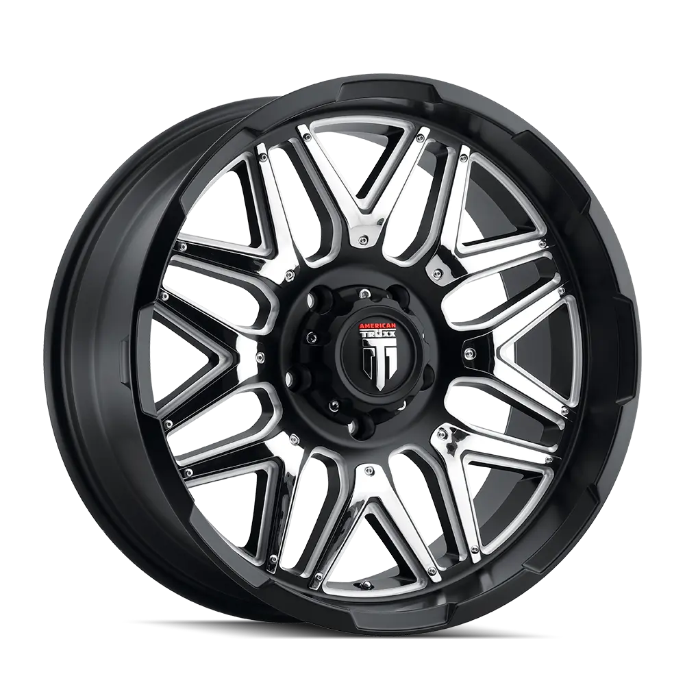 American Truxx Grind 20X9 6X135 ET 0mm Matte Black Milled