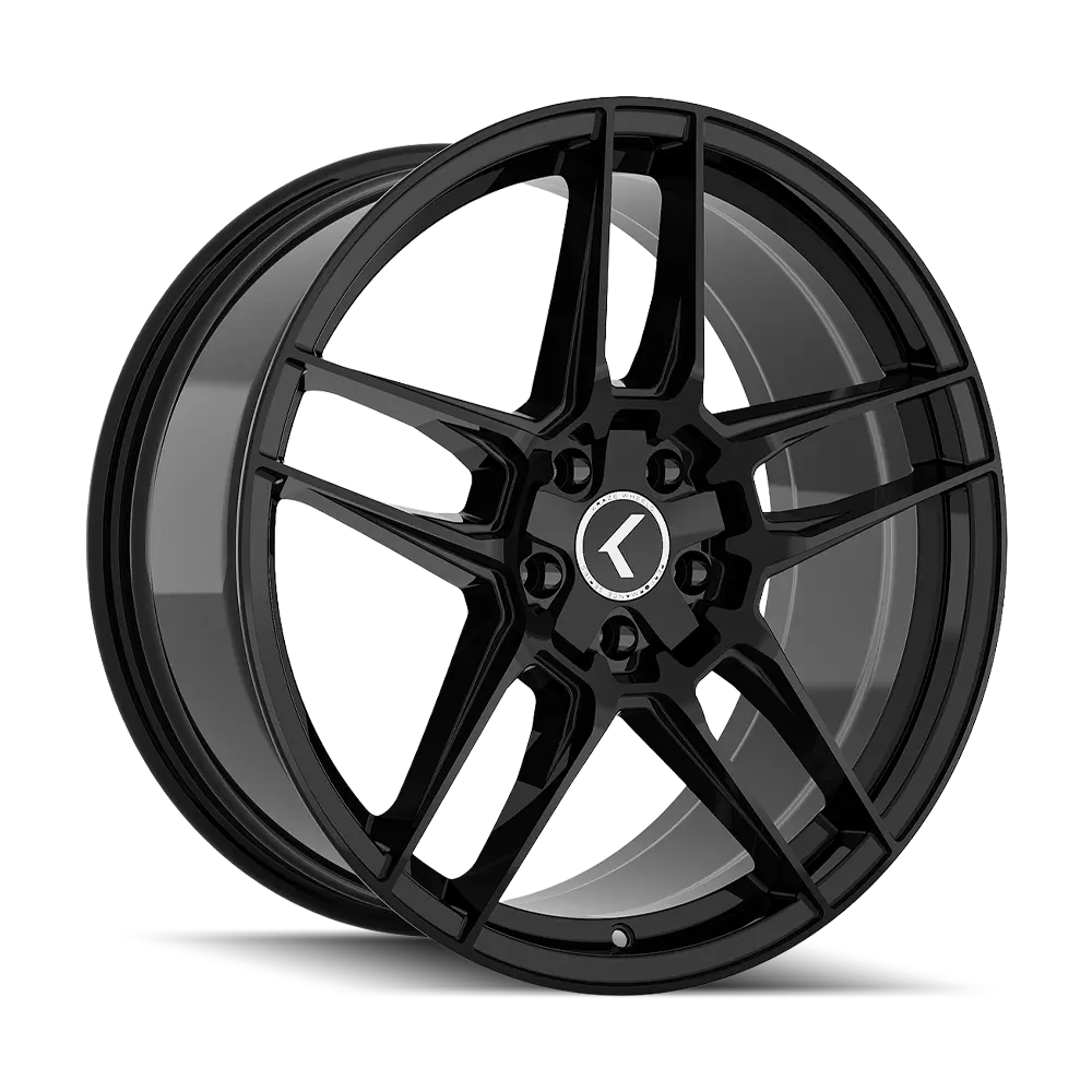 Kraze Wheels Converge 19X8.5 5X108 / 5X114.3 ET 35mm Gloss Black