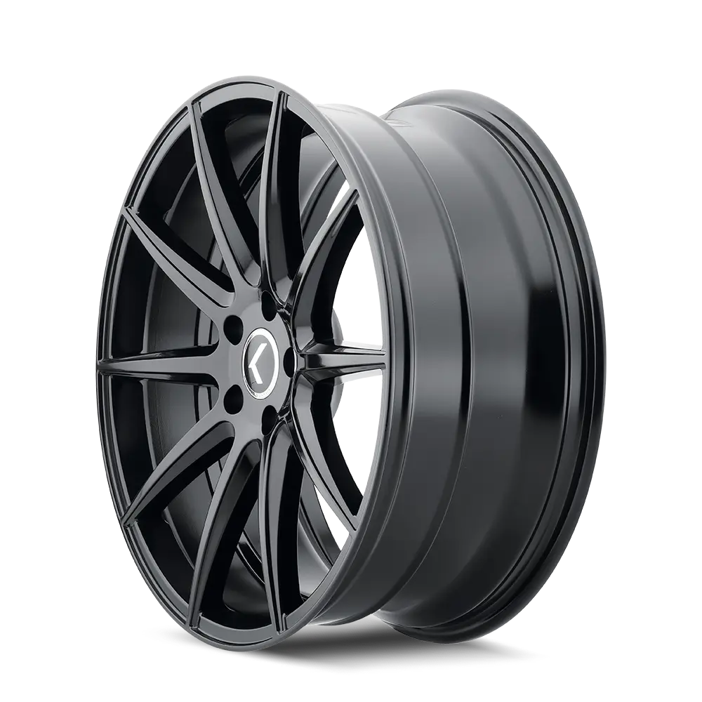 Kraze Wheels Cosmos 20X8.5 5X114.3 ET 38mm Gloss Black miniature 2