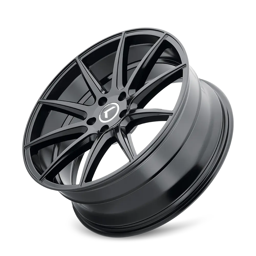 Kraze Wheels Cosmos 20X8.5 5X114.3 ET 38mm Gloss Black miniature 3
