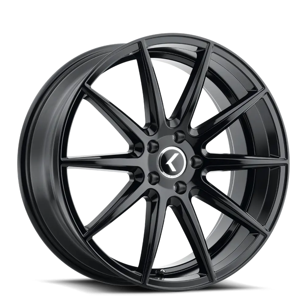 Kraze Wheels Cosmos 17X8 5X120 ET 38mm Gloss Black