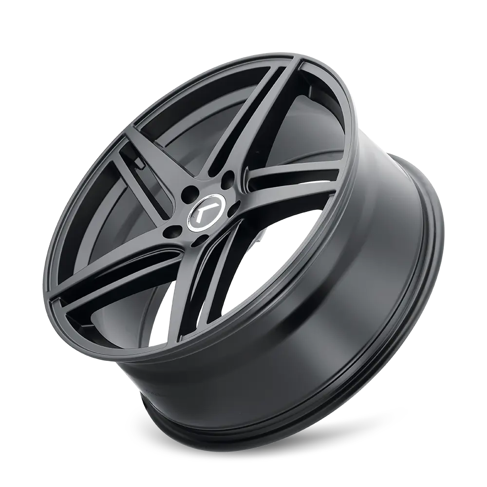 Kraze Wheels Milano 18X8 5X120 ET 40mm Satin Black miniature 3