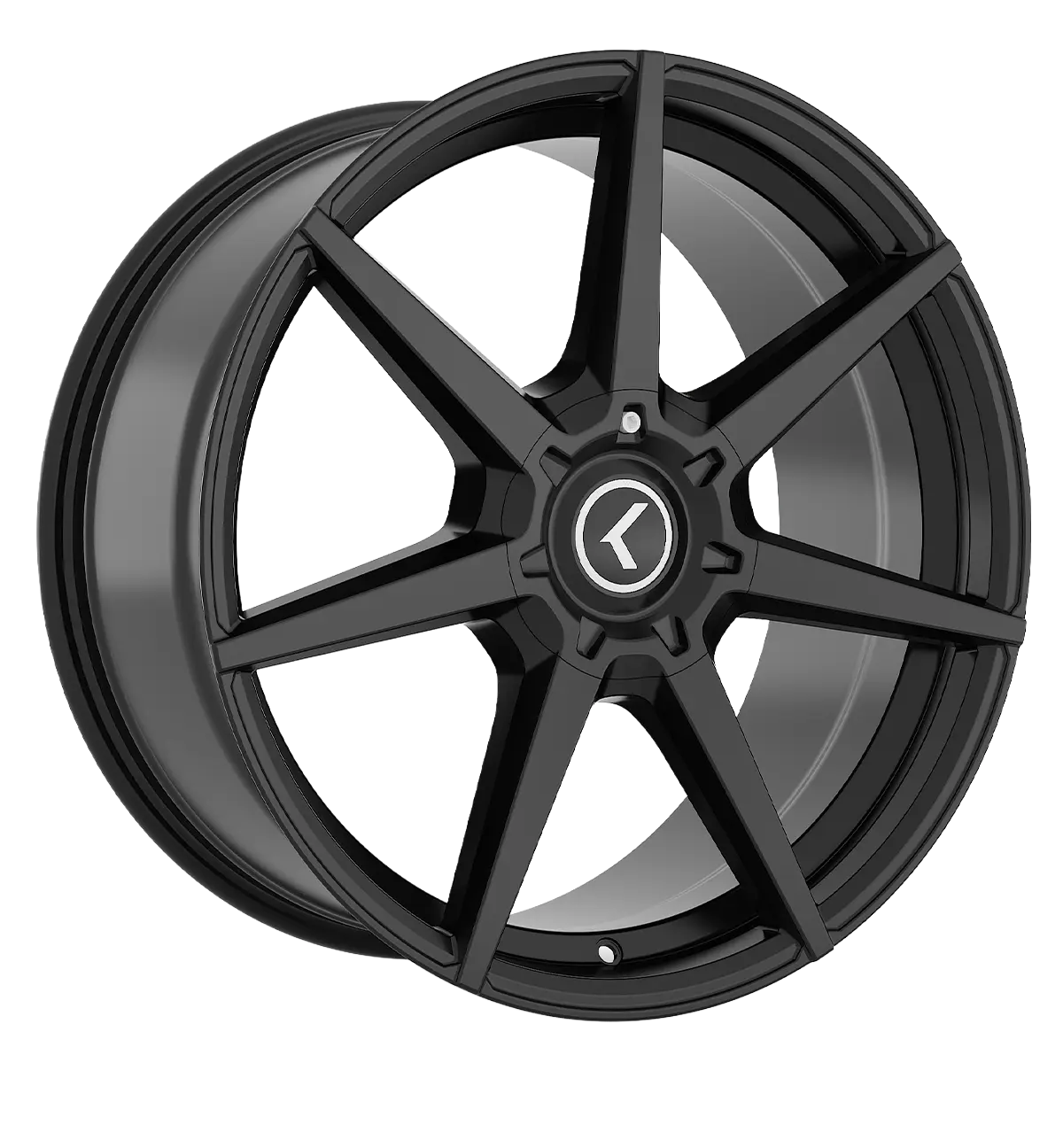 Kraze Wheels Nova 17X8 5X108 / 5X114.3 ET 35mm Gloss Black