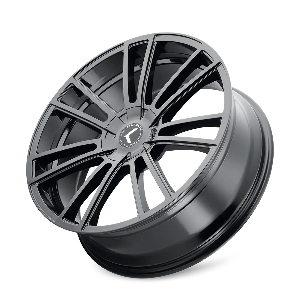Kraze Wheels Spectra 18X8 5X108 / 5X114.3 ET 40mm Gloss Black thumbnail 3