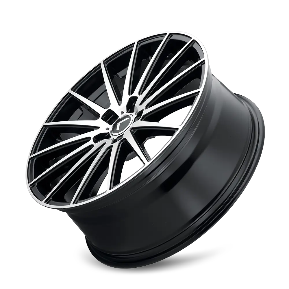 Kraze Wheels Stunna 18X8 5X112 ET 40mm Matte Black Machined miniature 3