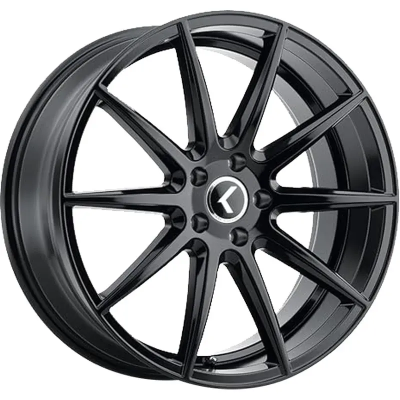 Kraze Wheels Turismo 17X8 5X114.3 ET 38mm Gloss Black