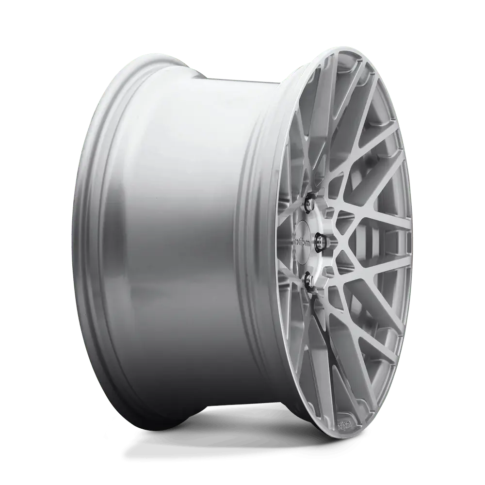 Rotiform R110 Blq 18X8.5 5X114.3 ET 38mm Gloss Silver Machined miniature 3