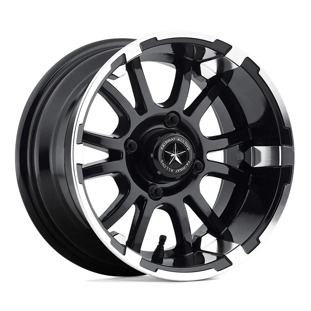 Fairway Alloys FA134 Sixer 14X6.5 4X101.6 ET -20mm Machined Matte Black