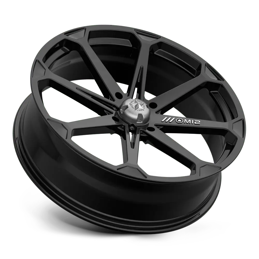 MSA M12 Diesel 22X7 4X156 ET 10mm Gloss Black miniature 2