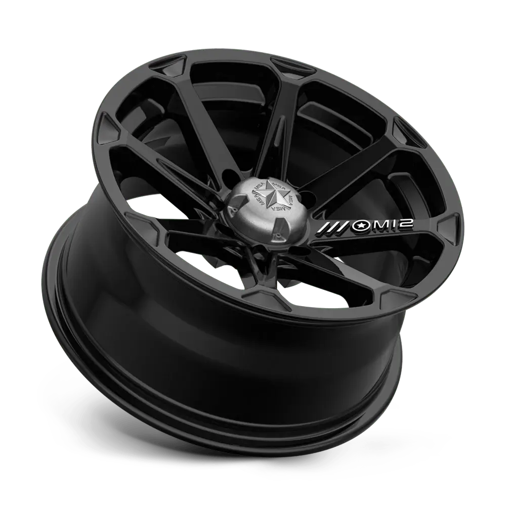MSA M12 Diesel 14X7 4X156 ET 10mm Gloss Black miniature 2