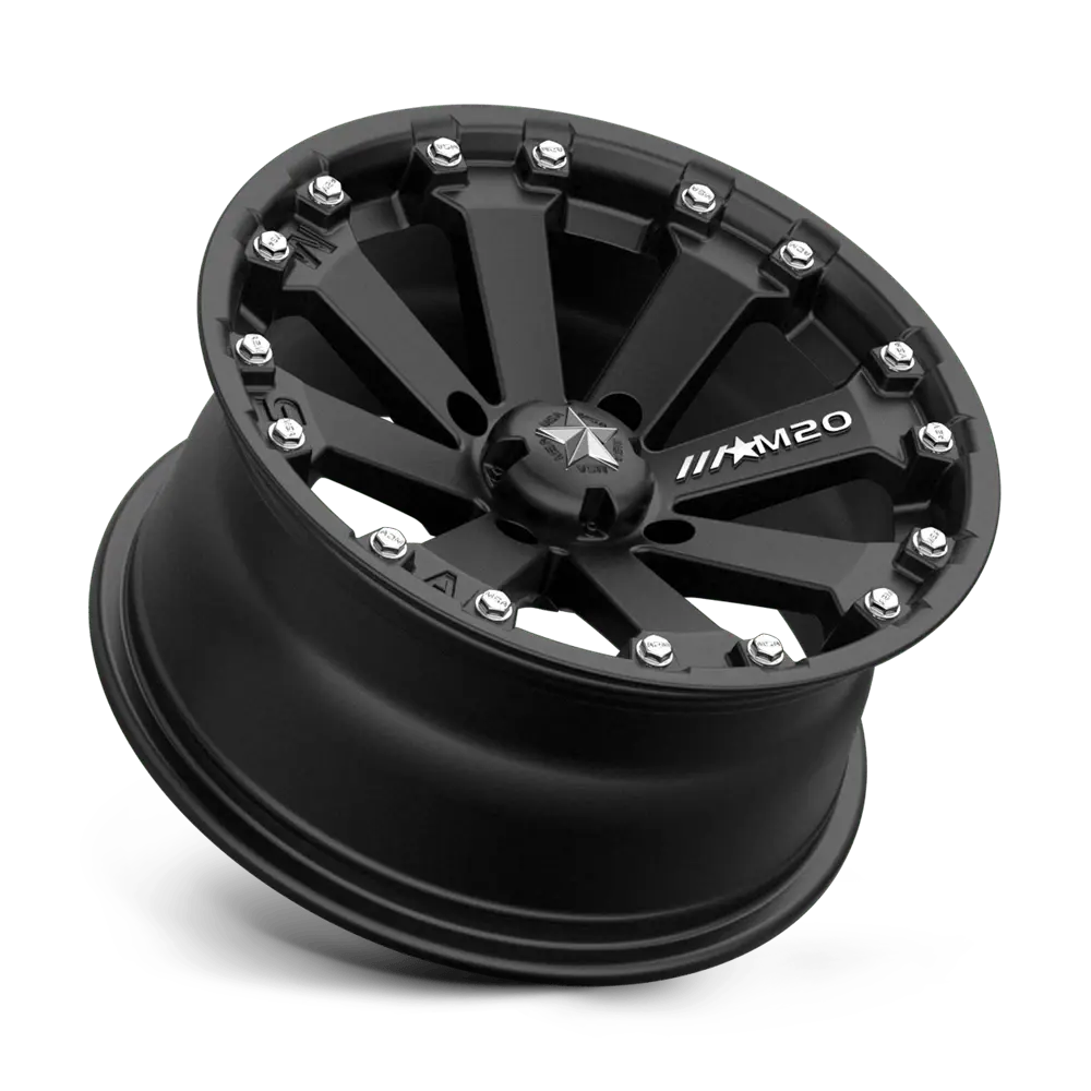 MSA M20 Kore 14X7 4X156 ET 0mm Satin Black miniature 2