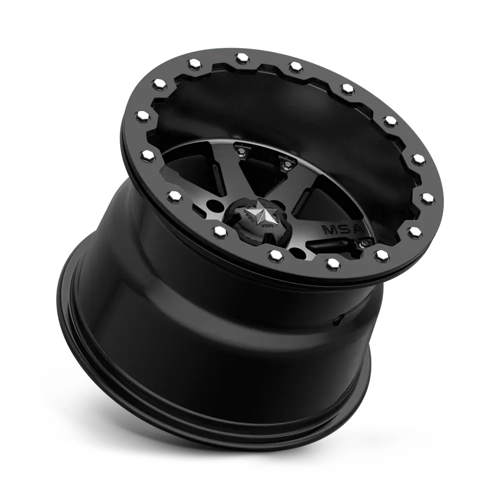 MSA M21 Lok Beadlock 14X10 4X110 ET -10mm Charcoal Tint miniature 3