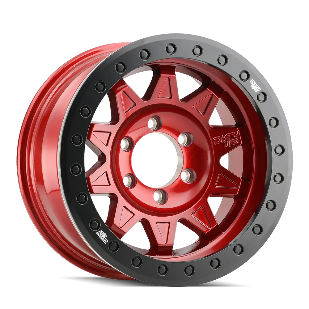 DIRTY LIFE Roadkill 17X9 6X135 ET -14mm Gloss Crimson Candy Red