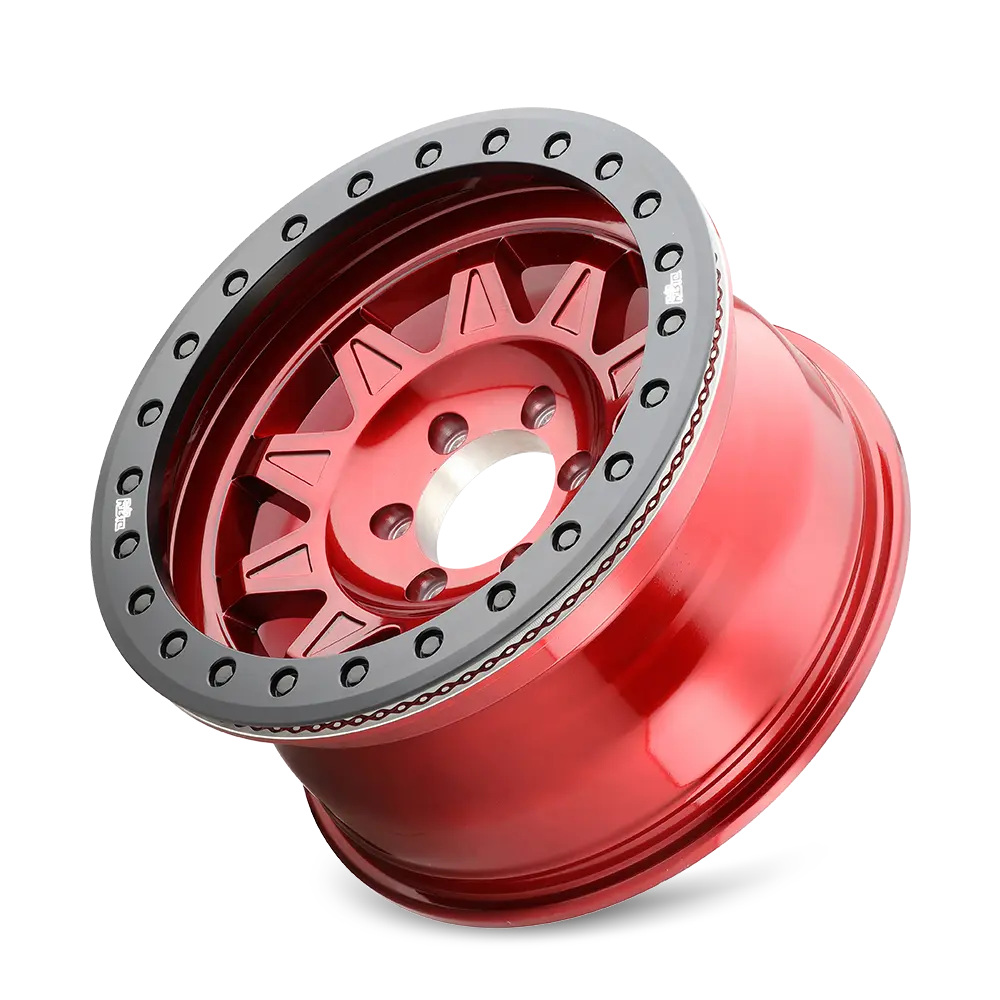 DIRTY LIFE Roadkill Race 17X9 8X165.1 ET -14mm Gloss Crimson Candy Red thumbnail 3