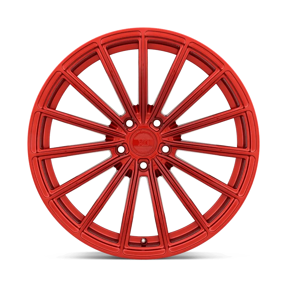 XO London 19X10 5X112 ET 52mm Candy Red miniature 3
