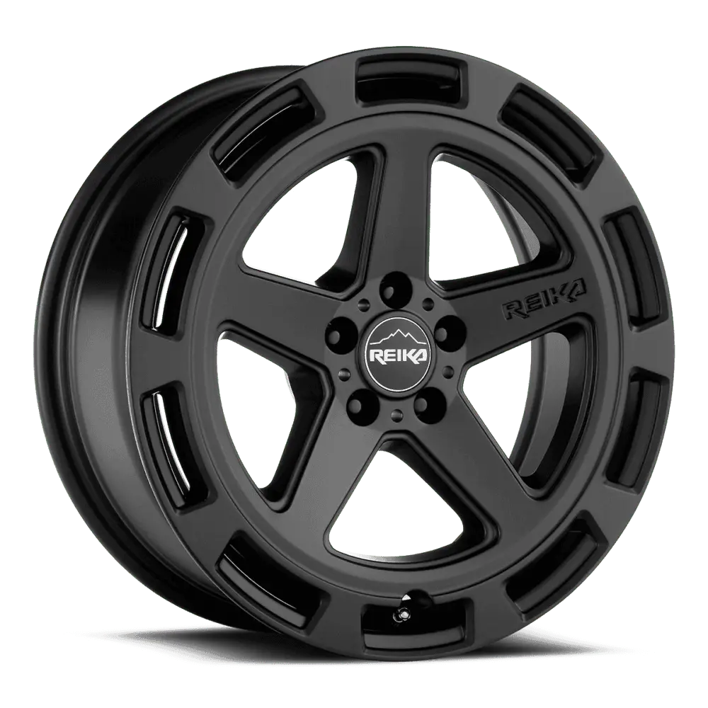 REIKA R20 Teton 17X7 5X100 ET 15mm Satin Black