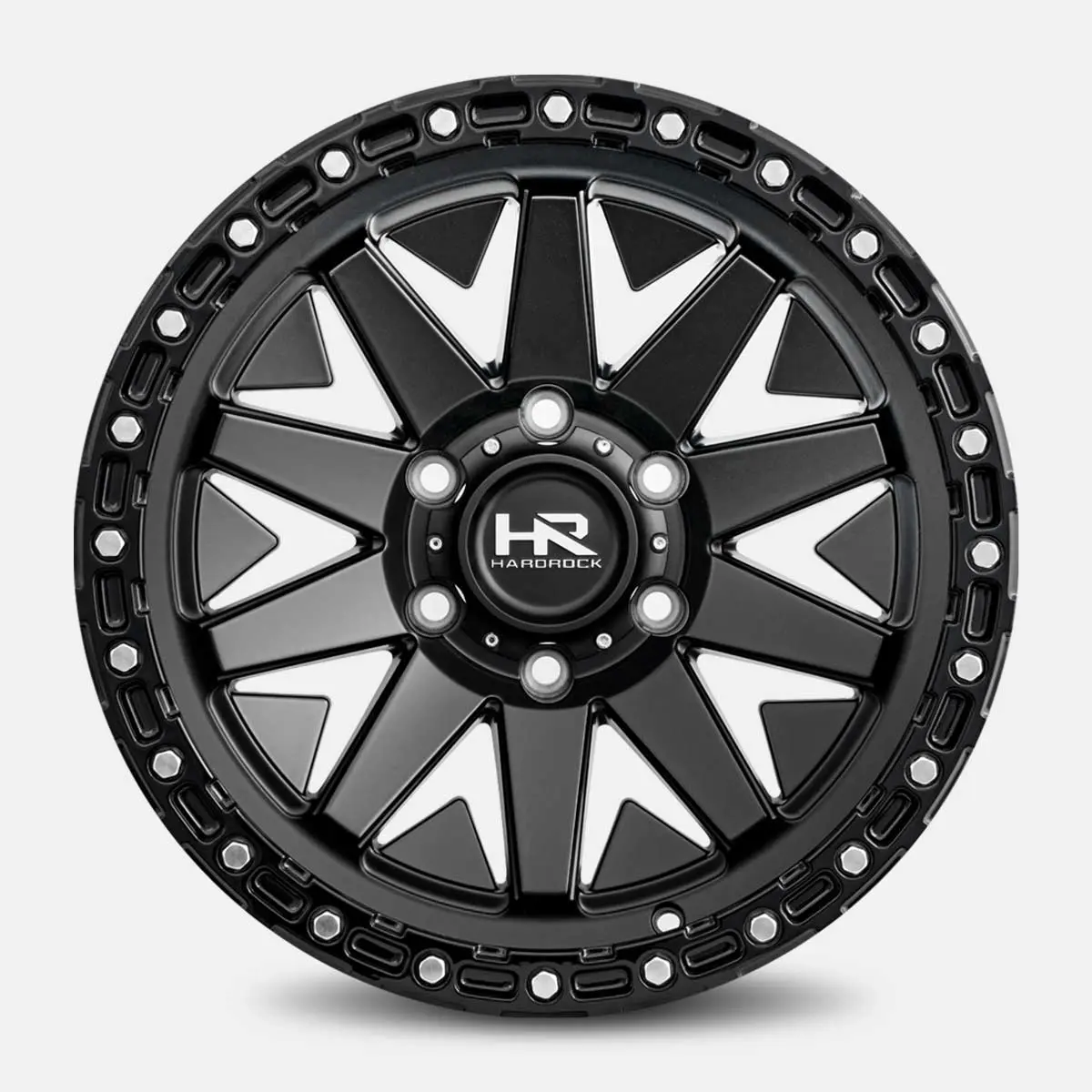 Hardrock Offroad H106 17X9 6X135 ET -12mm Matte Black Black miniature 2