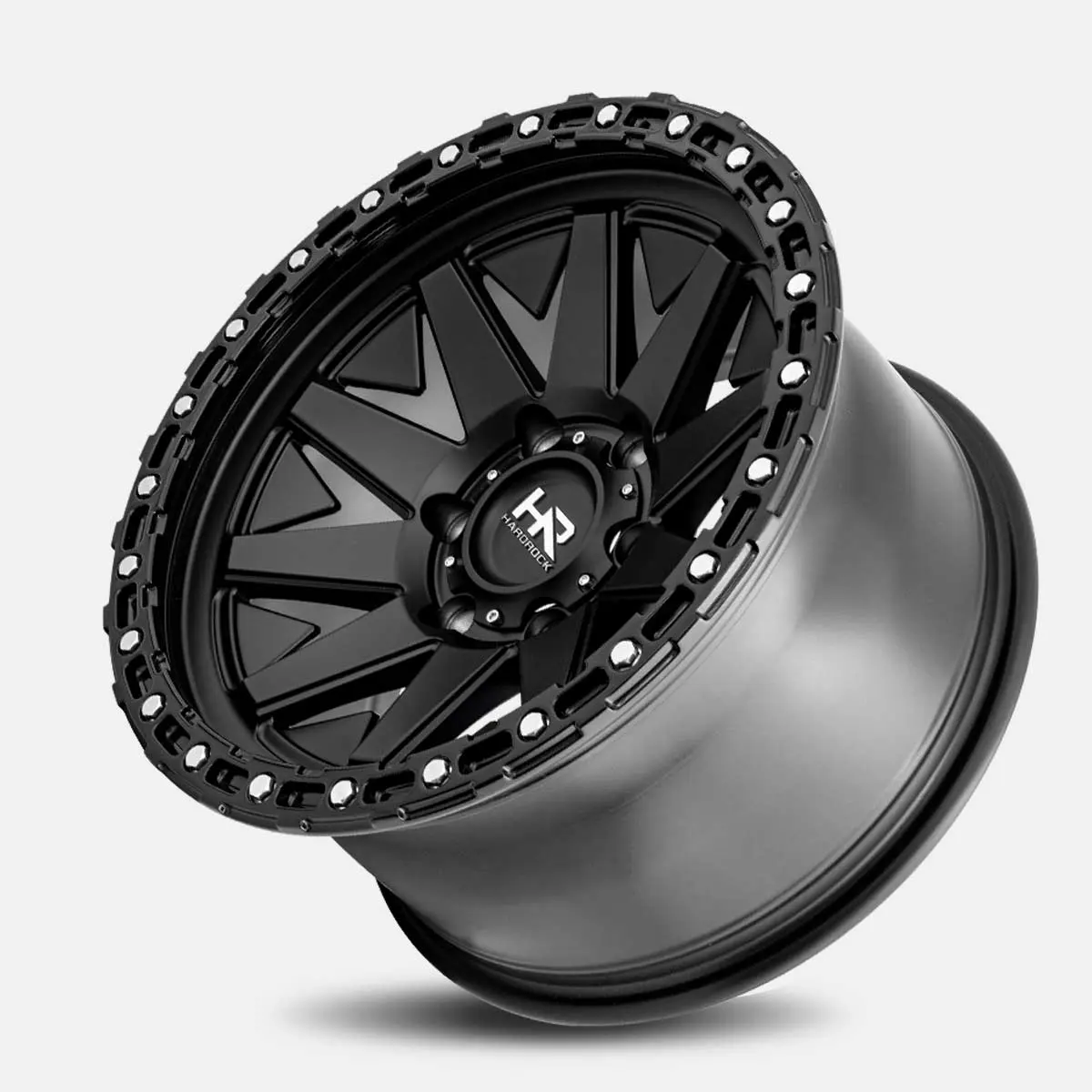 Hardrock Offroad H106 17X9 6X135 ET -12mm Matte Black Black miniature 3