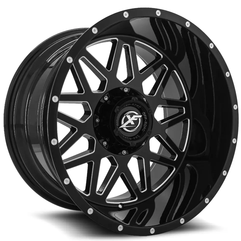XF Off-Road XF-211 20X9 5X114.3 / 5X127 ET -12mm Gloss Black & Machined
