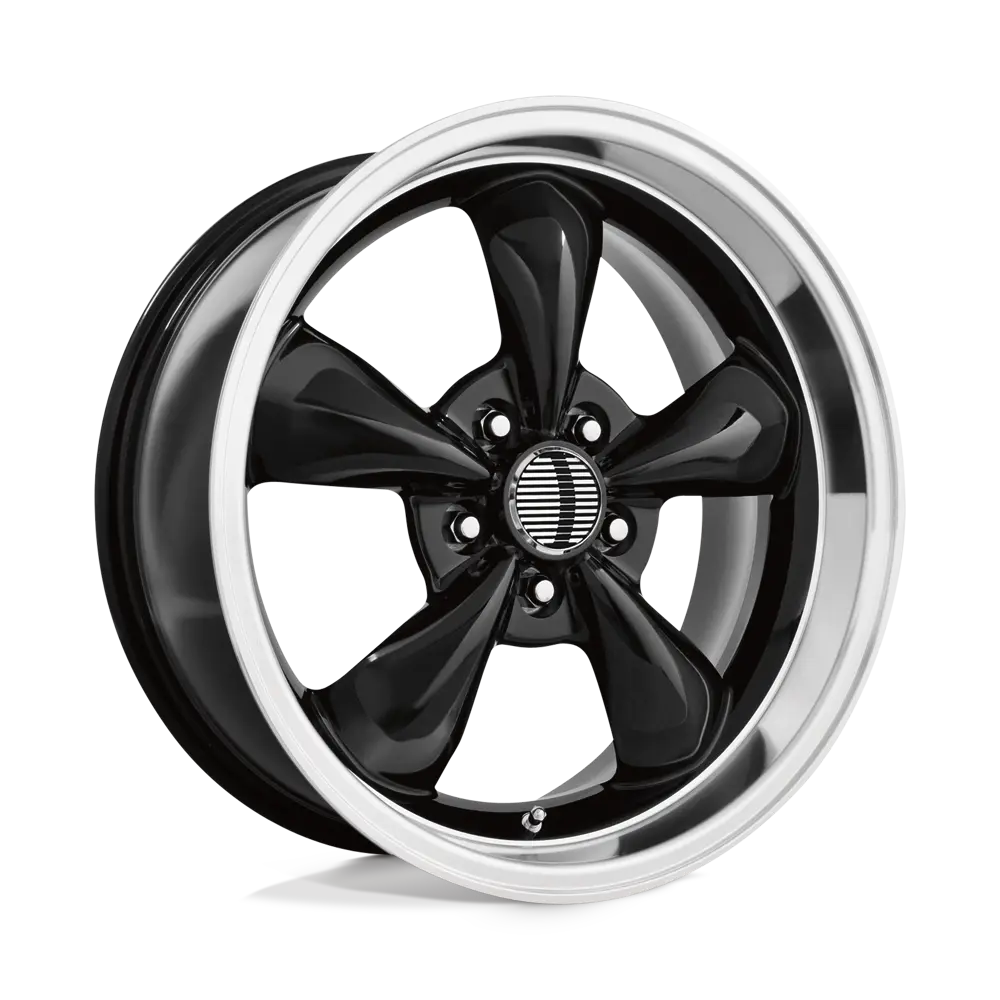 Performance Replicas PR106 18X10 5X114.3 ET 45mm Gloss Black/Machined Lip