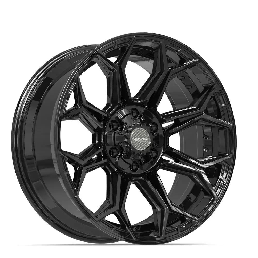 4Play 4P83 20X10 6X139.7 / 6X135 ET-18mm Gloss Black miniature 3