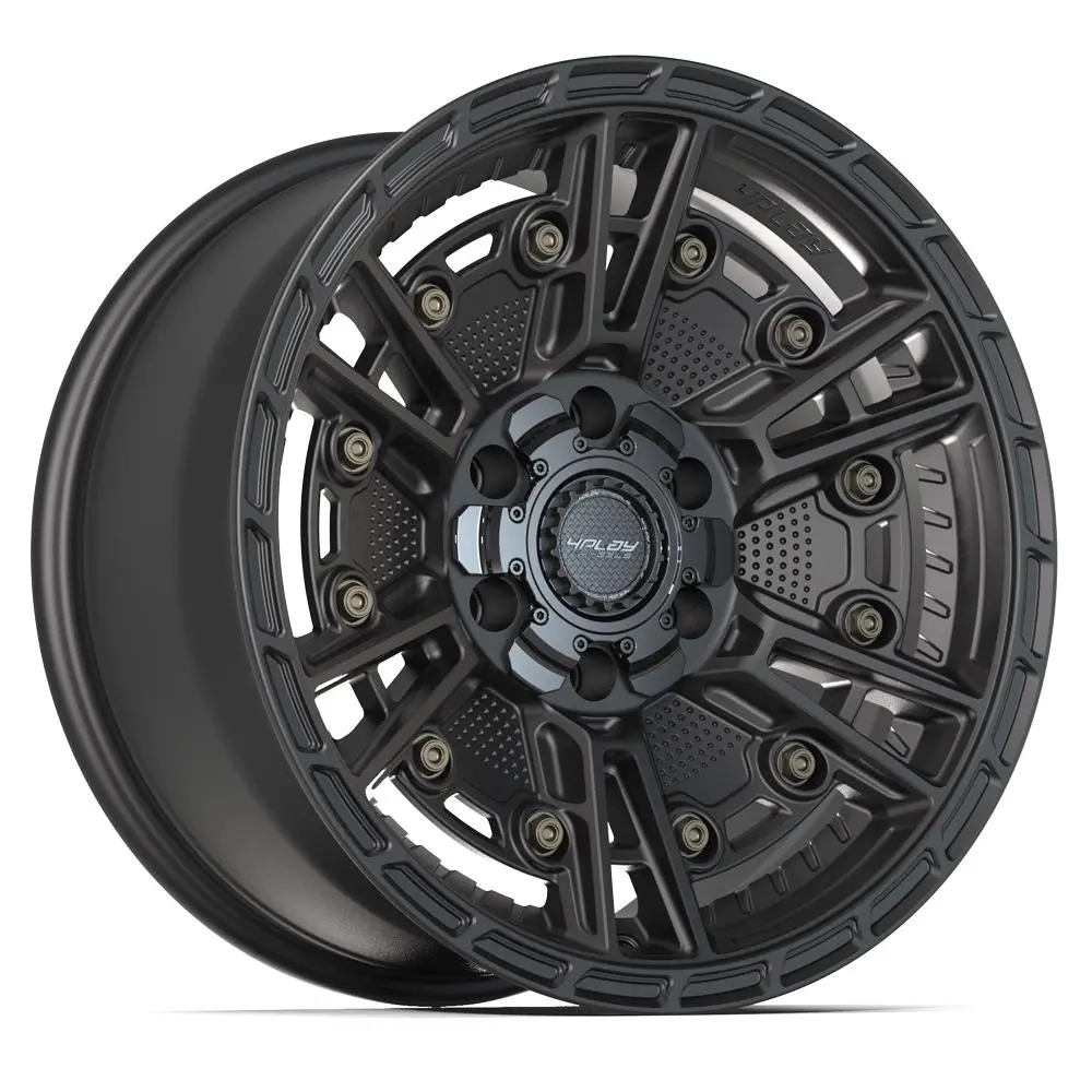 4Play 4PS01 18X9 6X139.7 / 6X135 ET-6mm Satin Black thumbnail 3