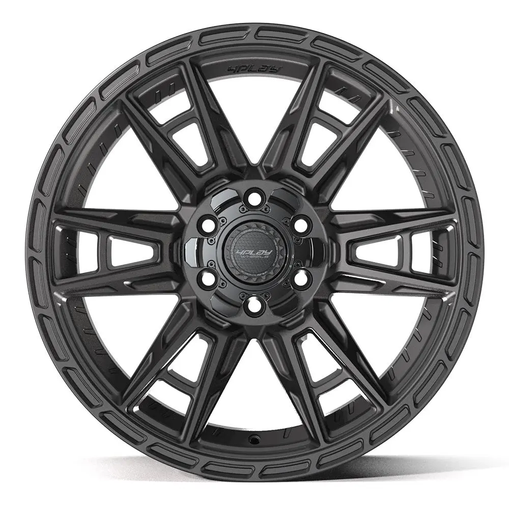 4Play 4PS20 18X8 5X112 / 5X114.3 ET38mm Satin Black miniature 2